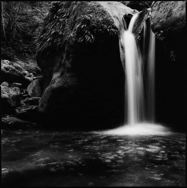 Lower Chasm Falls on Kodak Tri-X film